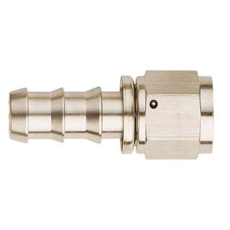 Eaton Aeroquip Nickel Straight Push-On Hose Socketless Fitting - 6 FCE1512